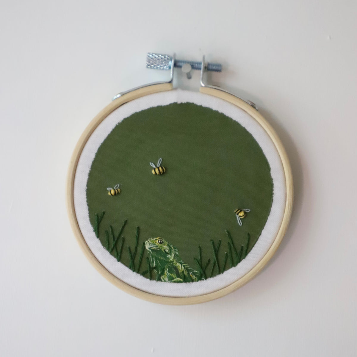 Iguana Embroidery - 3"