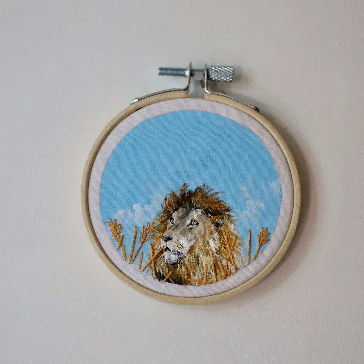 Lion Embroidery - 3"