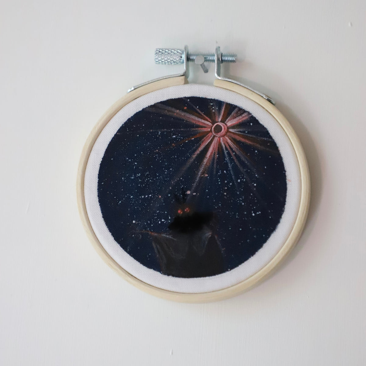 Mothman Embroidery - 3"