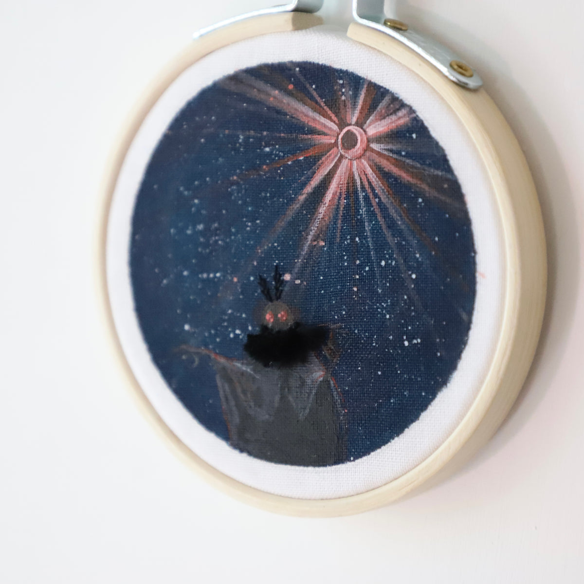Mothman Embroidery - 3"