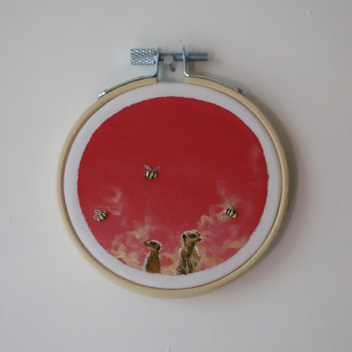 Meerkat Embroidery - 3"