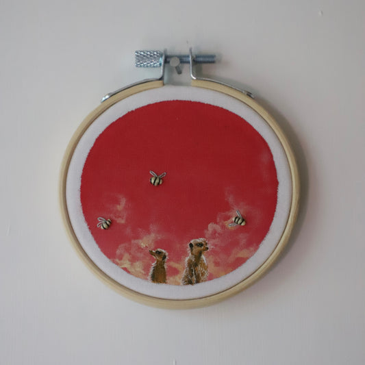Meerkat Embroidery - 3"