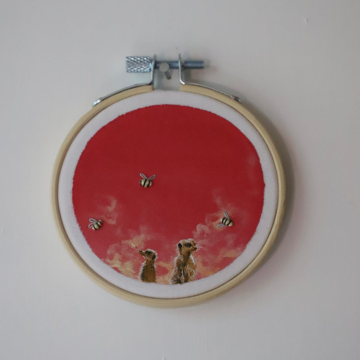 Meerkat Embroidery - 3"