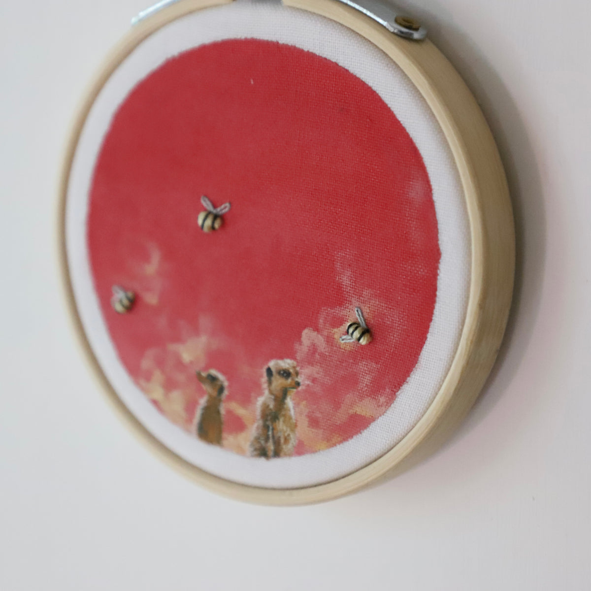 Meerkat Embroidery - 3"