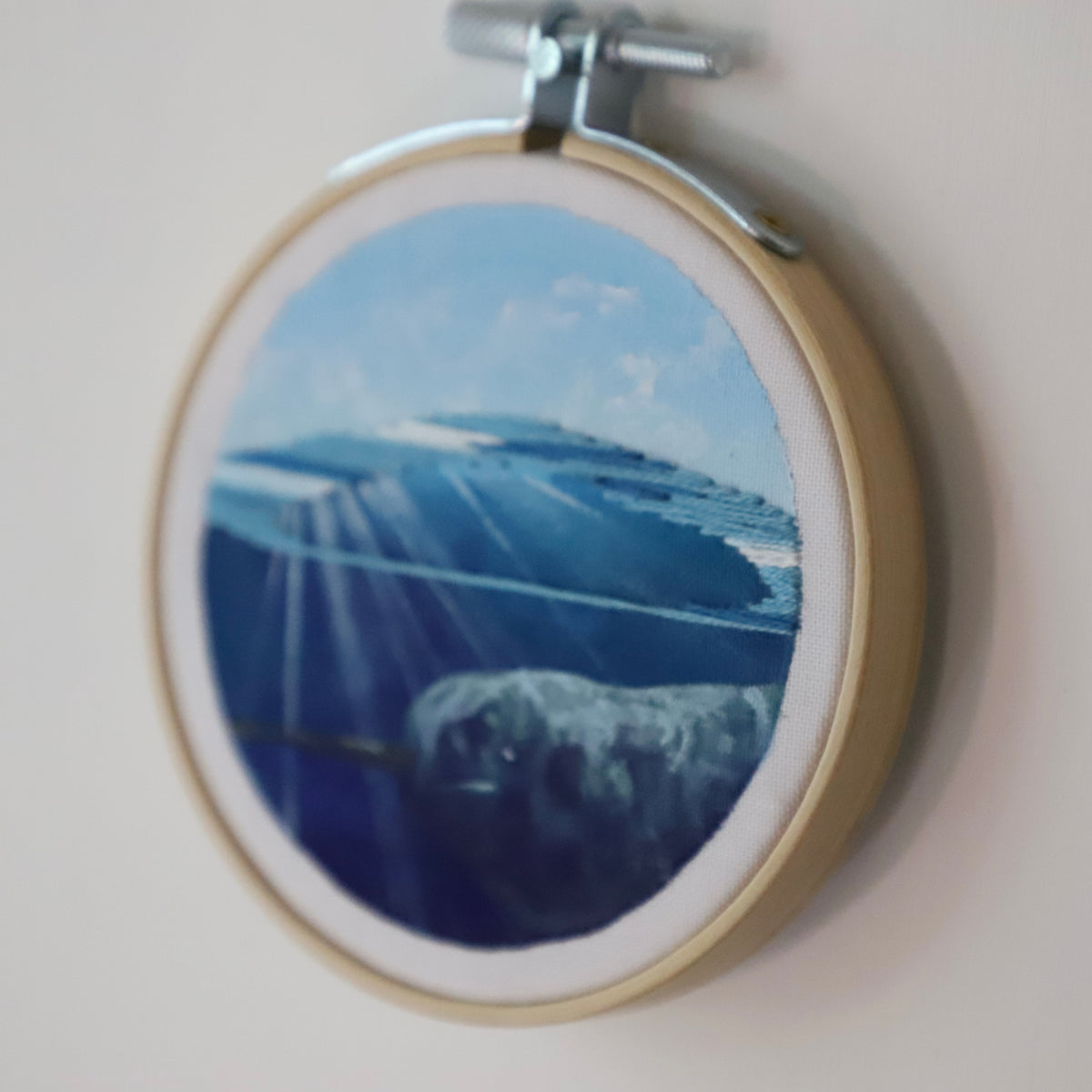 Narwhal Embroidery - 3"