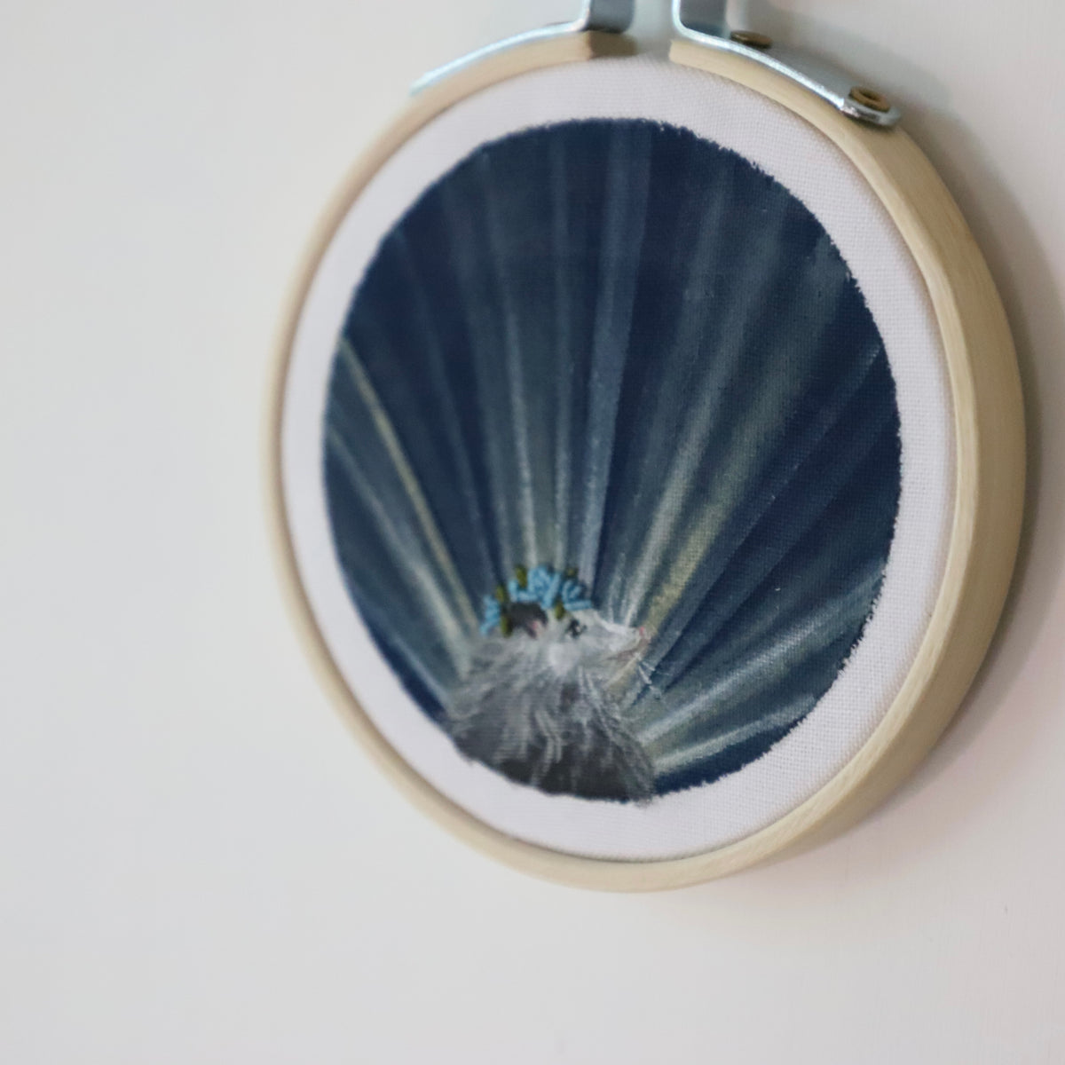 Opossum Embroidery - 3"