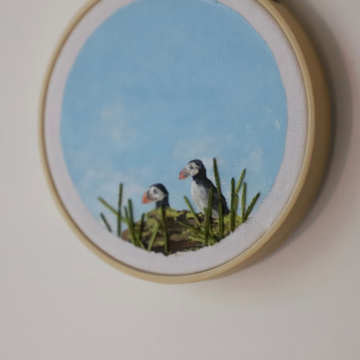 Puffin Embroidery - 3"