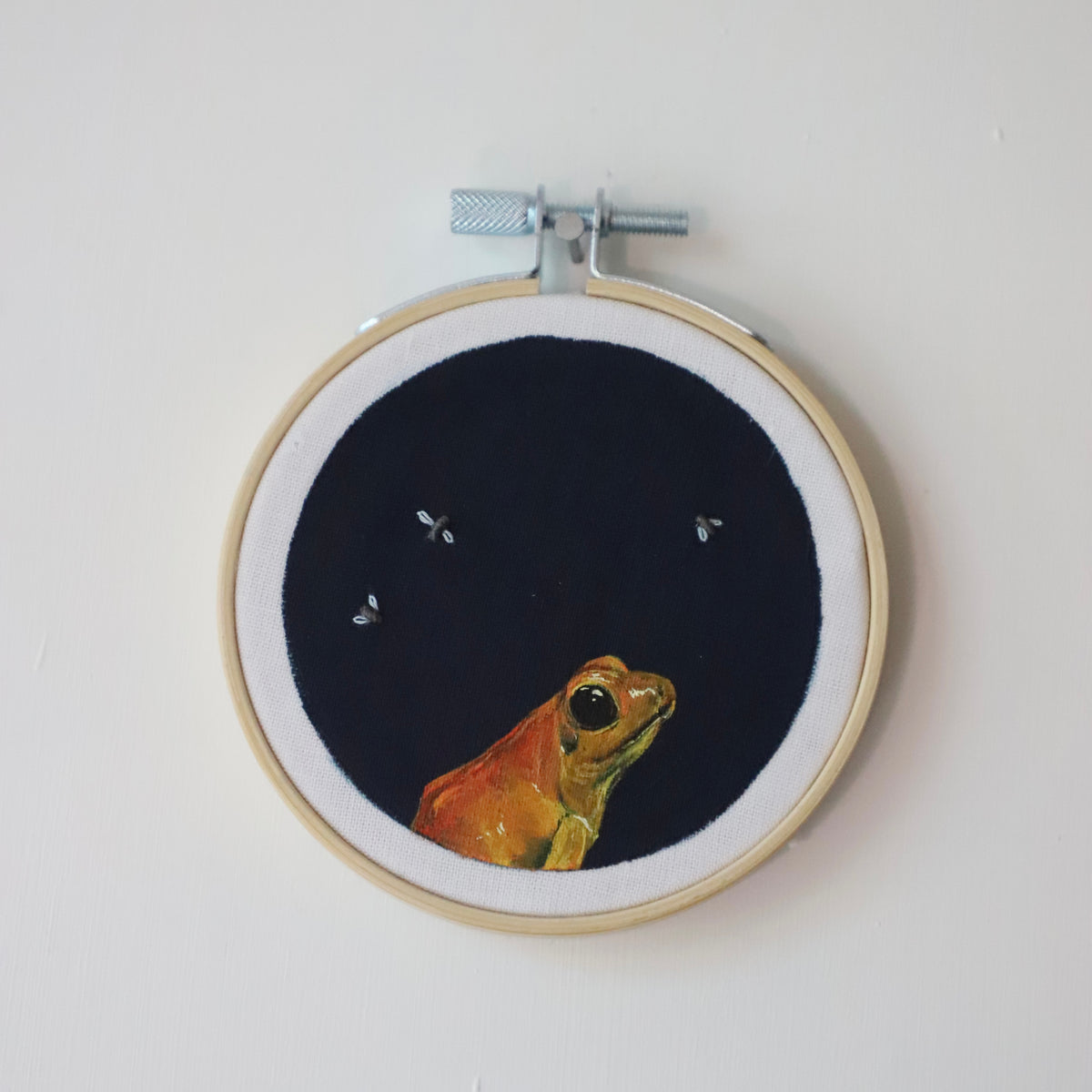 Poison Dart Frog Embroidery - 3"