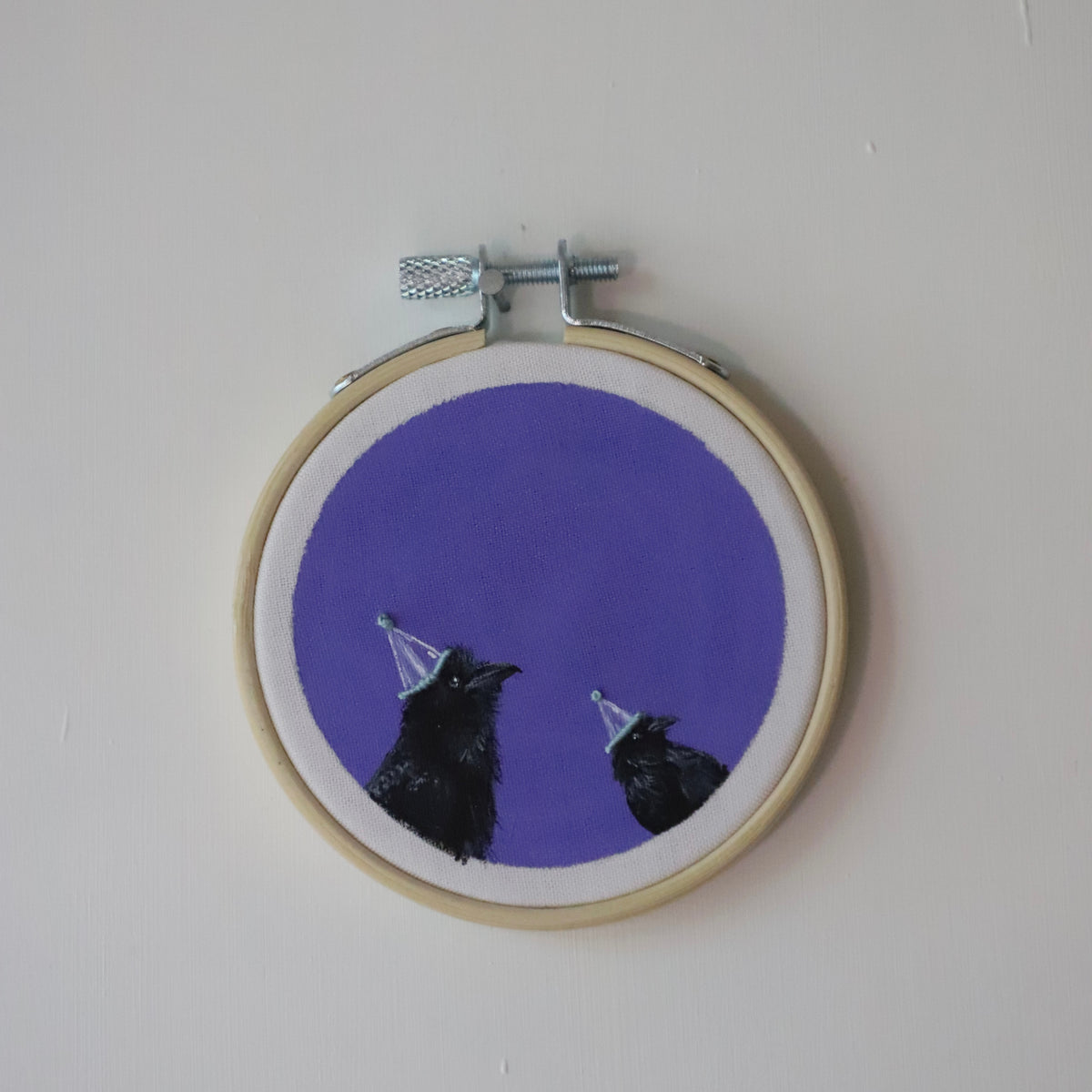 Raven Embroidery - 3"