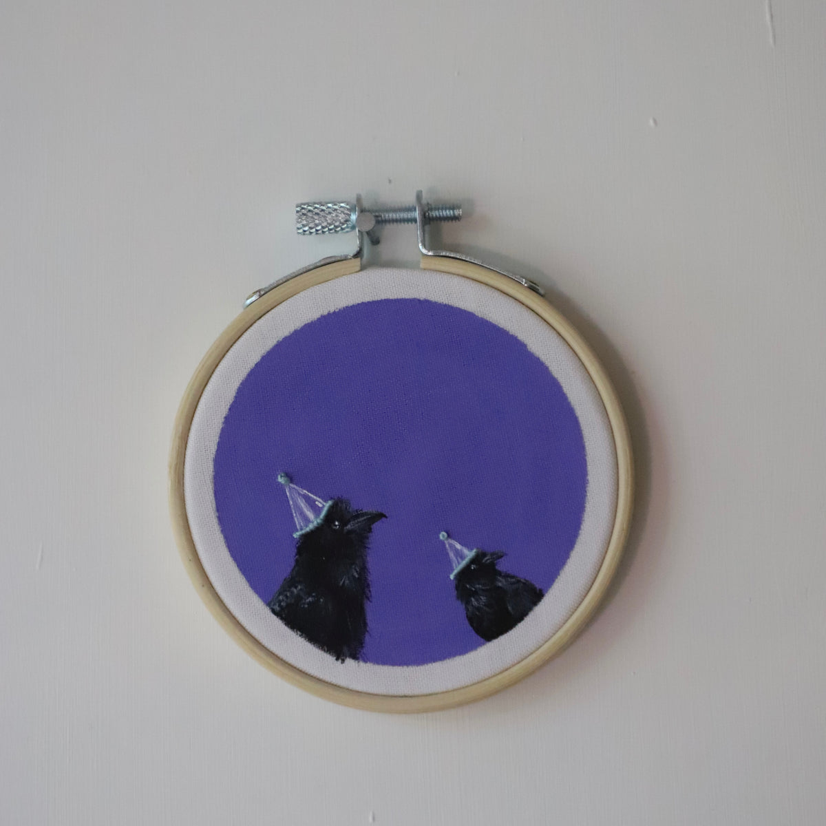 Raven Embroidery - 3"