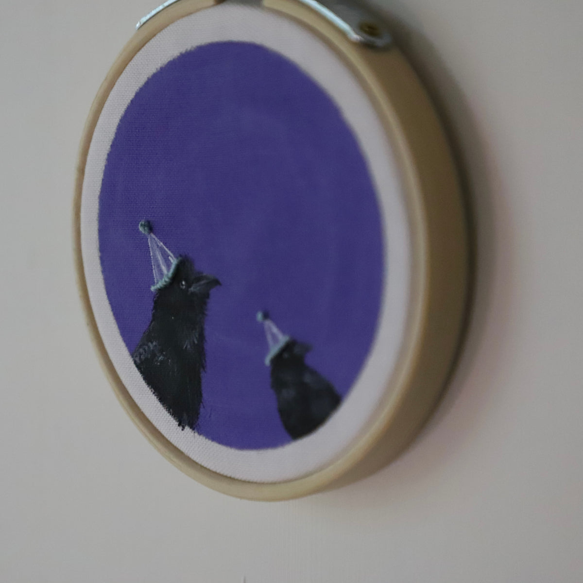 Raven Embroidery - 3"