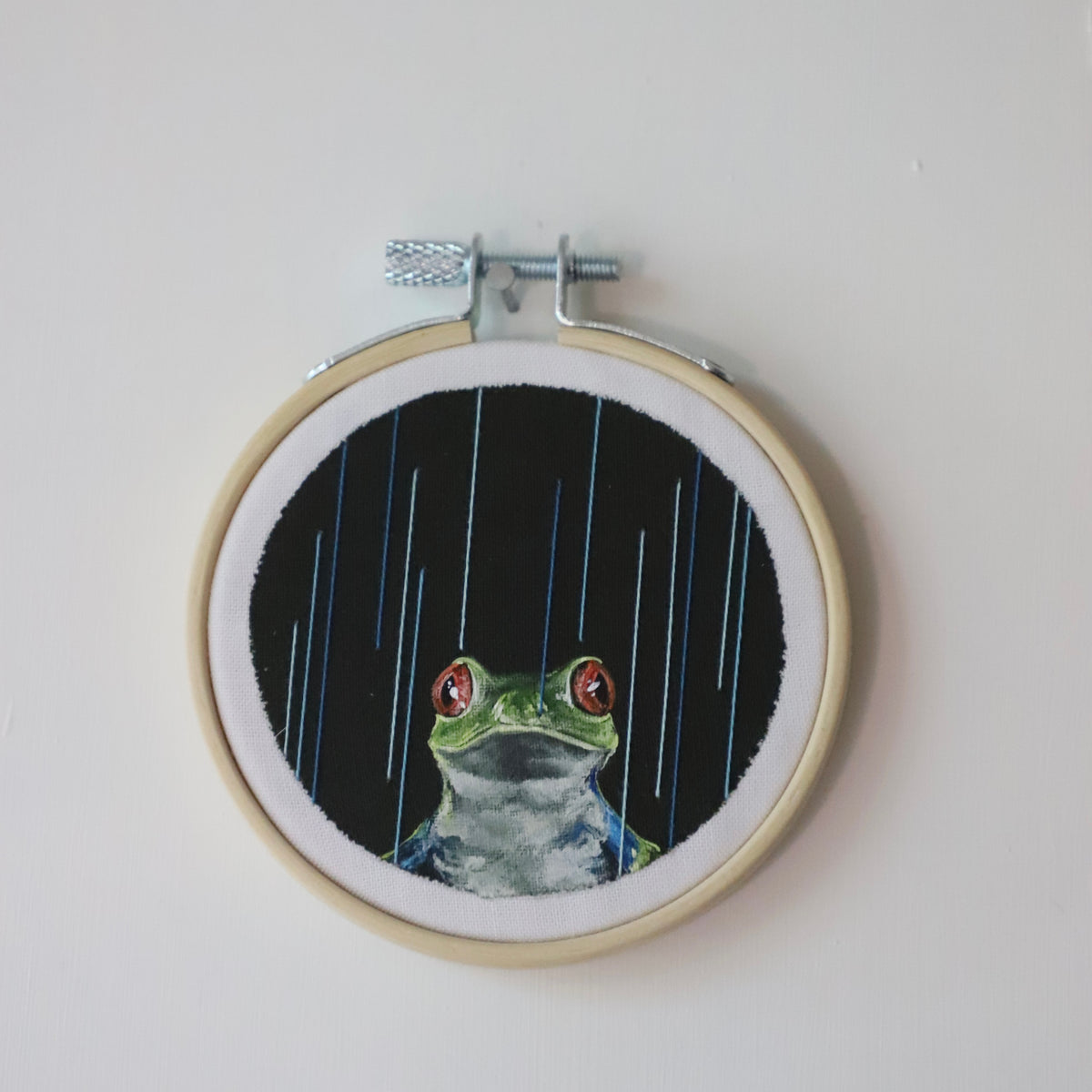 Red-Eyed Tree Frog Embroidery - 3"