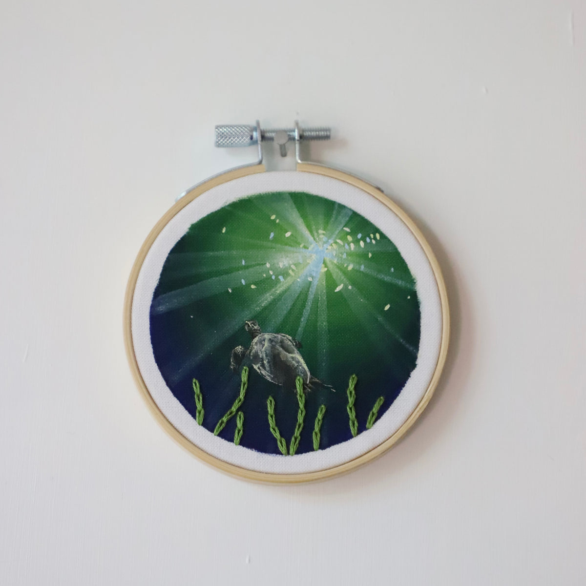 Turtle Embroidery - 3"