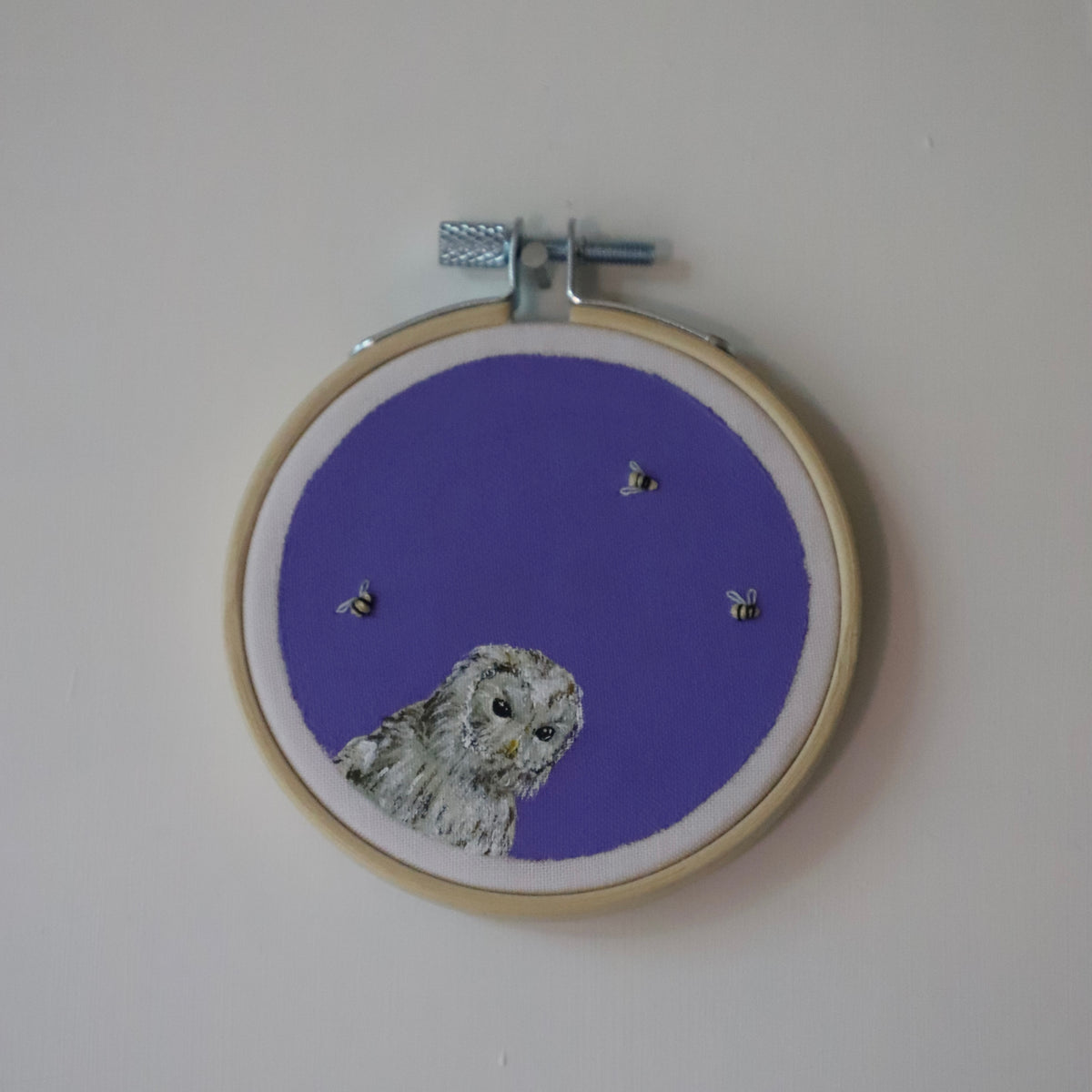 Ural Owl Embroidery - 3"
