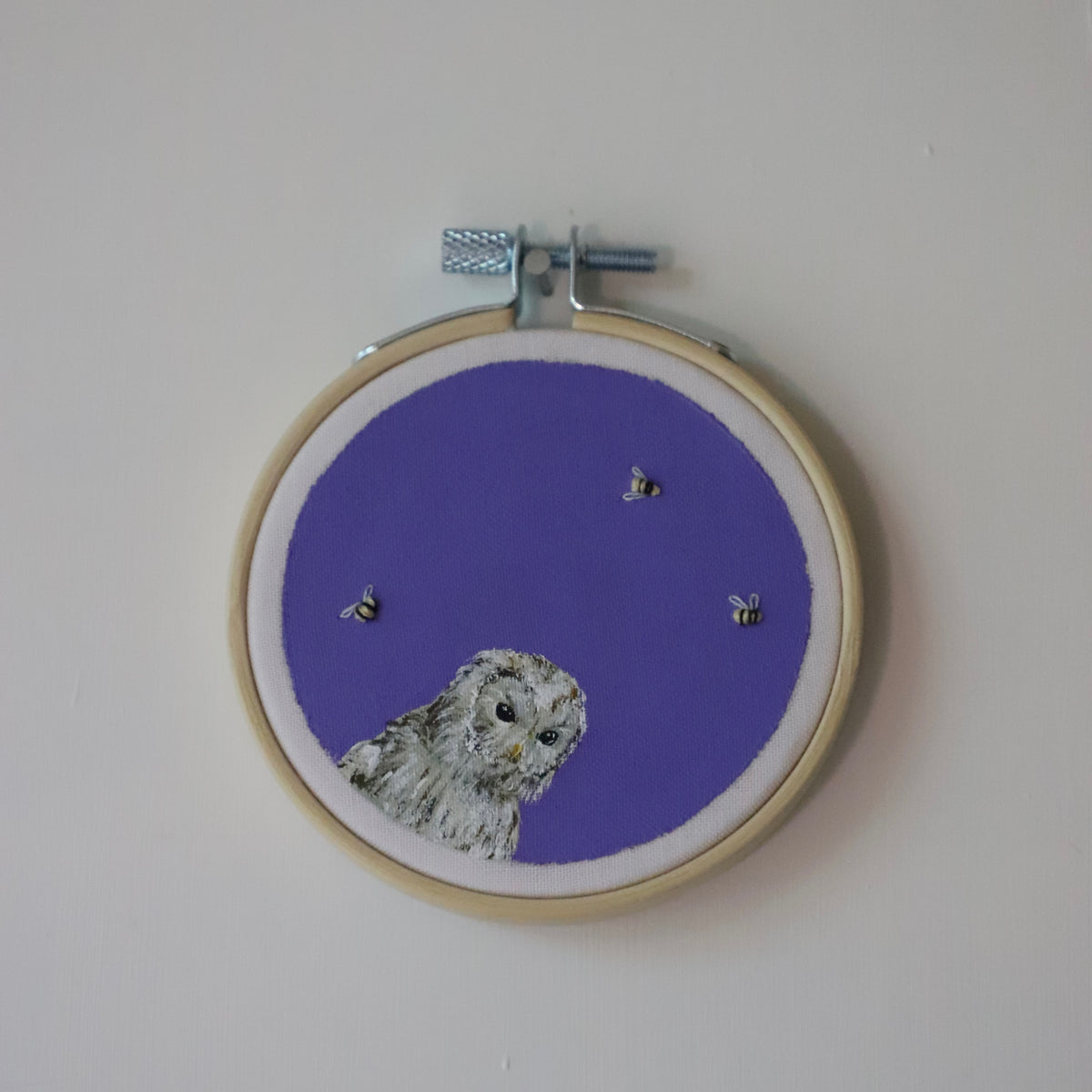 Ural Owl Embroidery - 3"