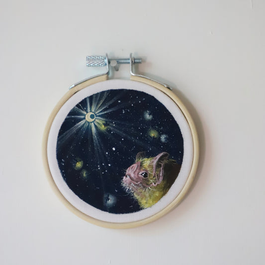 Vampire Bat Embroidery - 3"