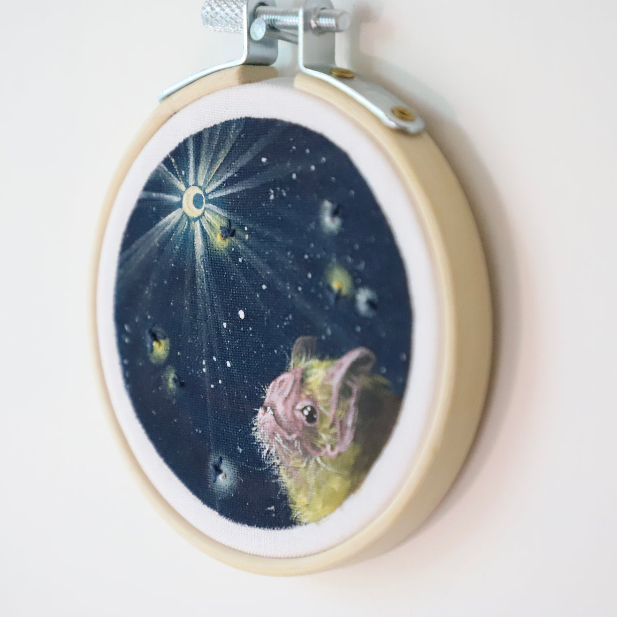 Vampire Bat Embroidery - 3"