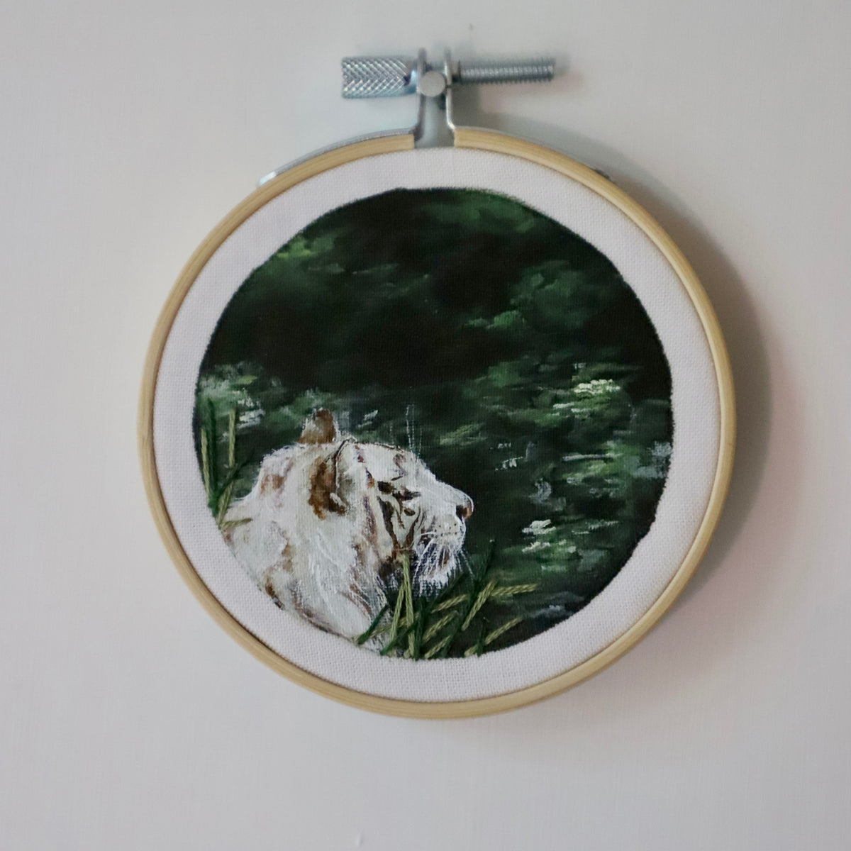 White Tiger Embroidery - 3"
