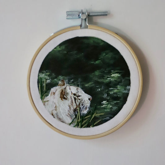 White Tiger Embroidery - 3"