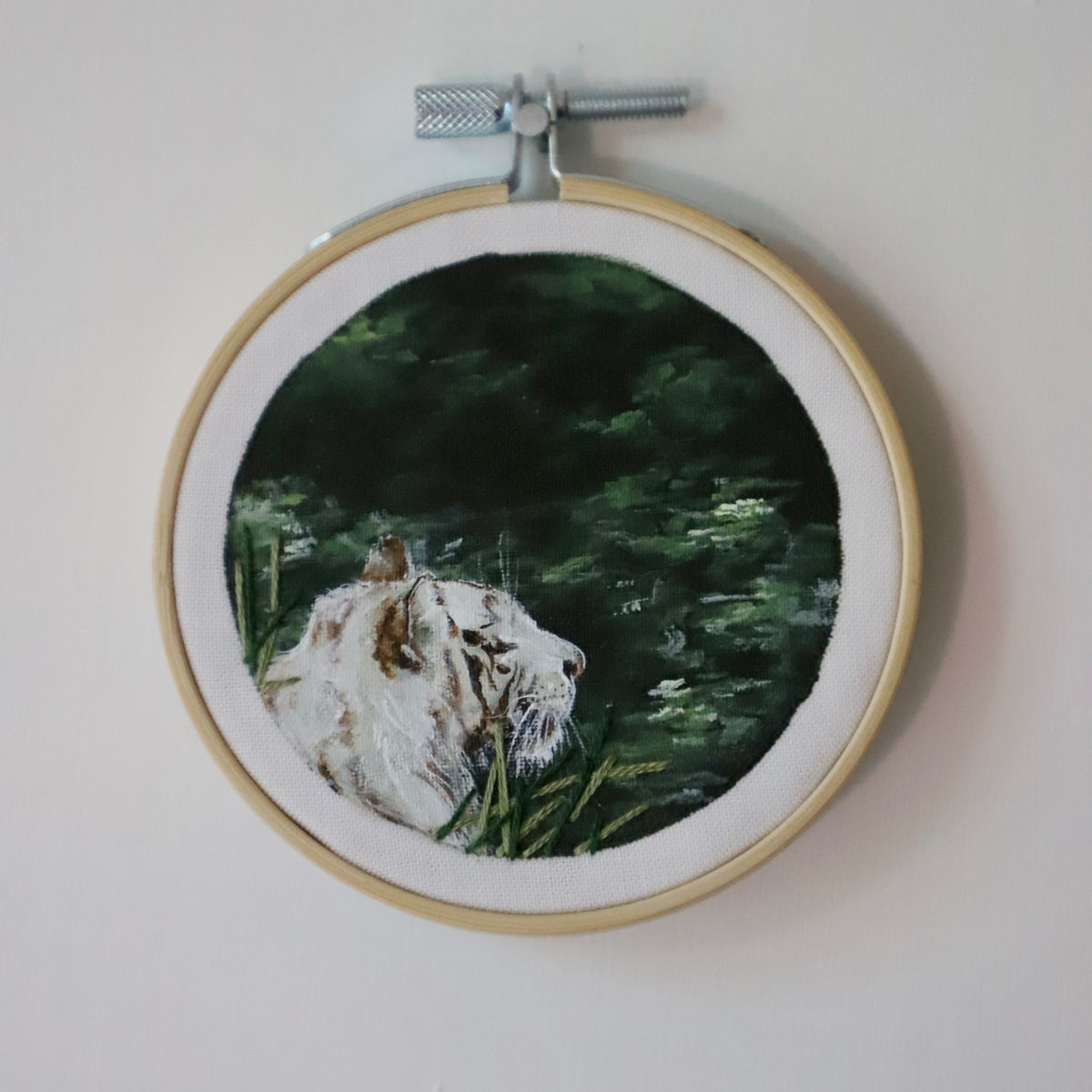 White Tiger Embroidery - 3"