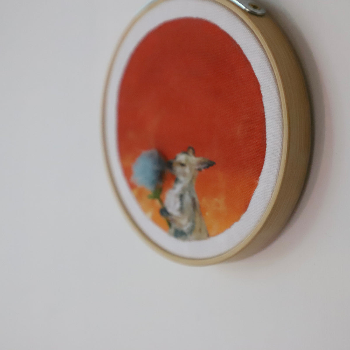 Wallaby Embroidery - 3"