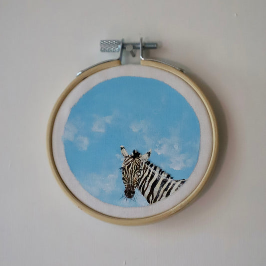 Zebra Embroidery - 3"