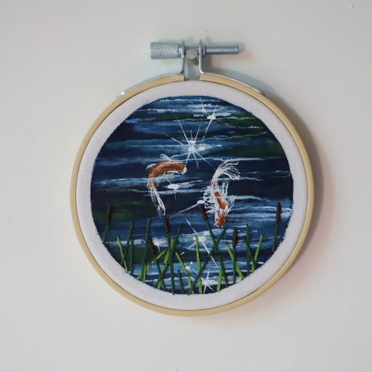Koi Fish Embroidery - 3"