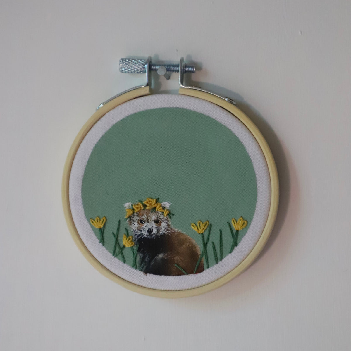 Red Panda Embroidery - 3"