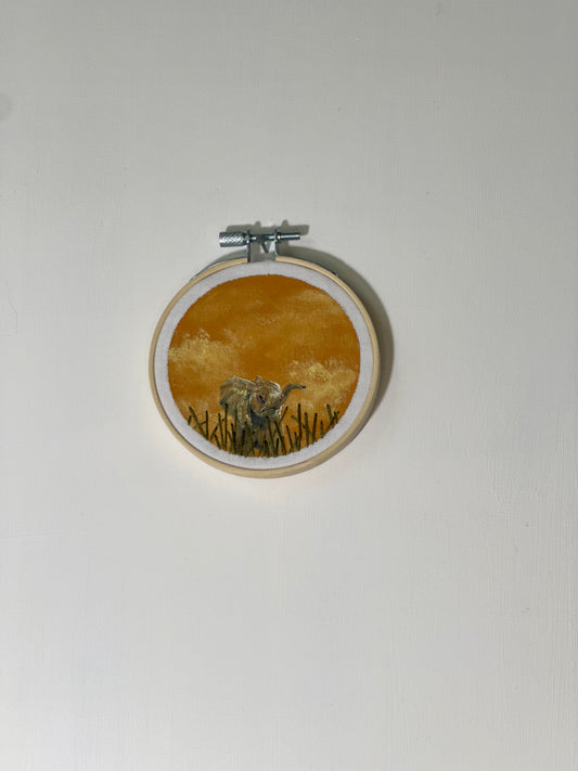 Elephant - 3" Embroidery