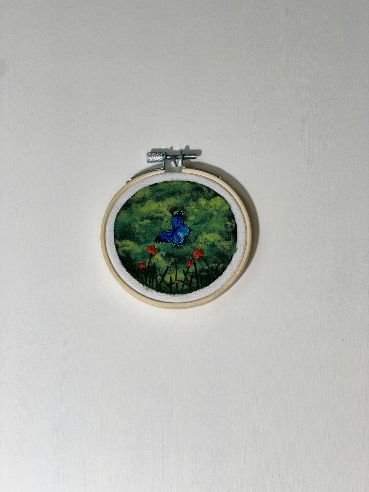 Morpho Butterfly - 3" Embroidery
