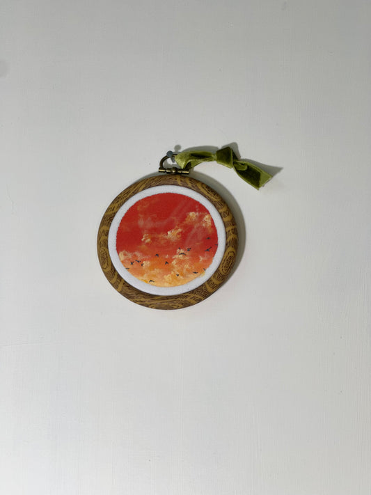 Sunset Embroidery - 3"